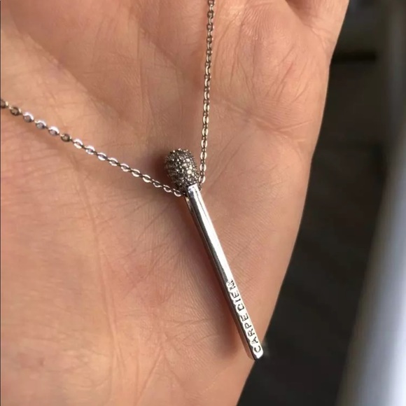 Matchstick Pendant Necklace - Picture 7 of 8